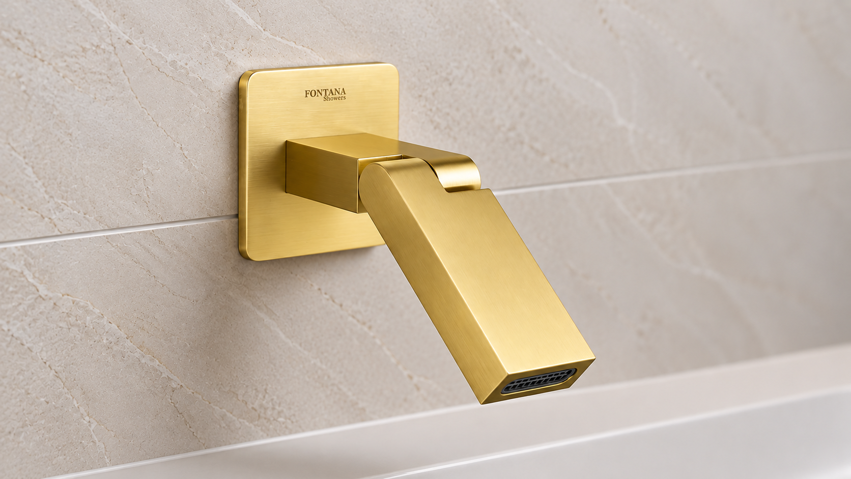 Fontana Le Havre wall-mounted automatic soap dispenser in a contemporary washroom